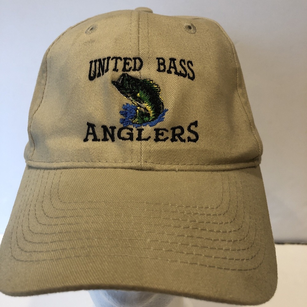 Otto United Bass Anglers Tan Adjustable Hat Cap